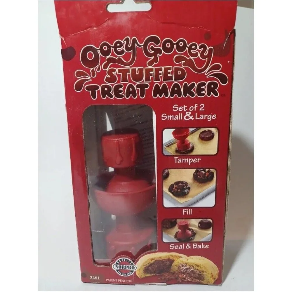 Norpro Ooey Gooey Stuffed Cookie Cutter Treat Bon Bon‎ Candy Maker Set of 2 NIB